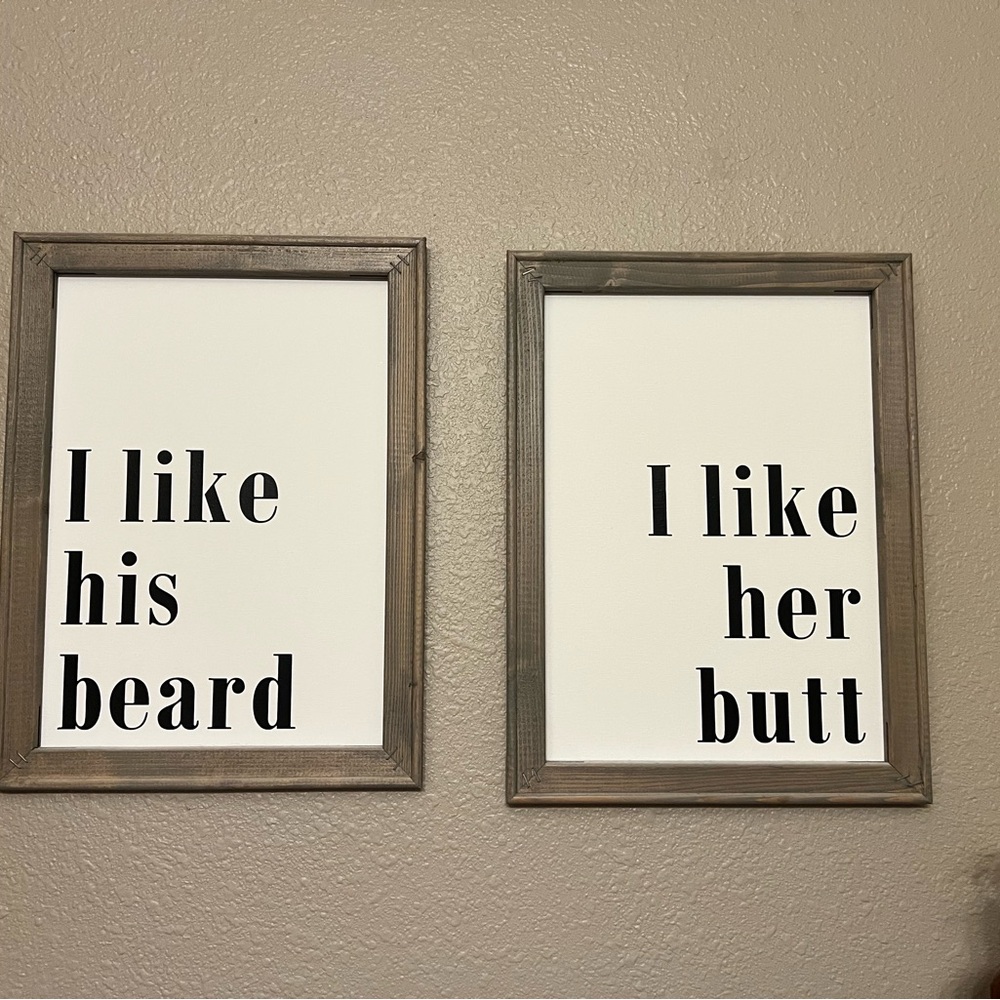 Set of Two Framed Wall Art Prints
